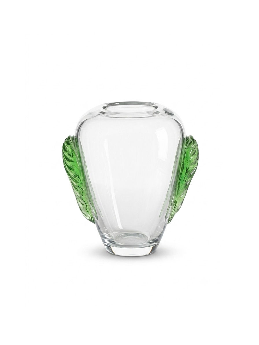 Vaso in vetro di Murano con foglie, Nason & Moretti