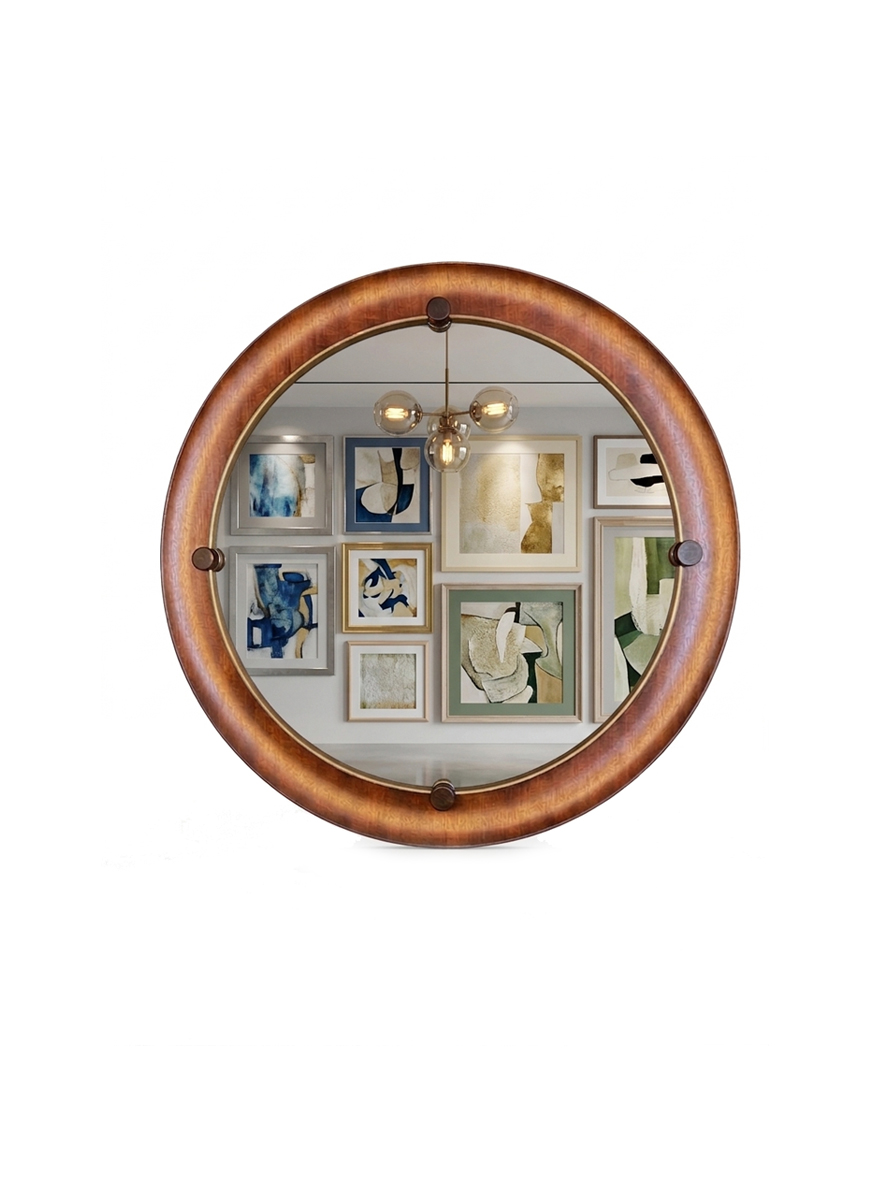 Specchio tondo design Franco Campo e Carlo Graffi