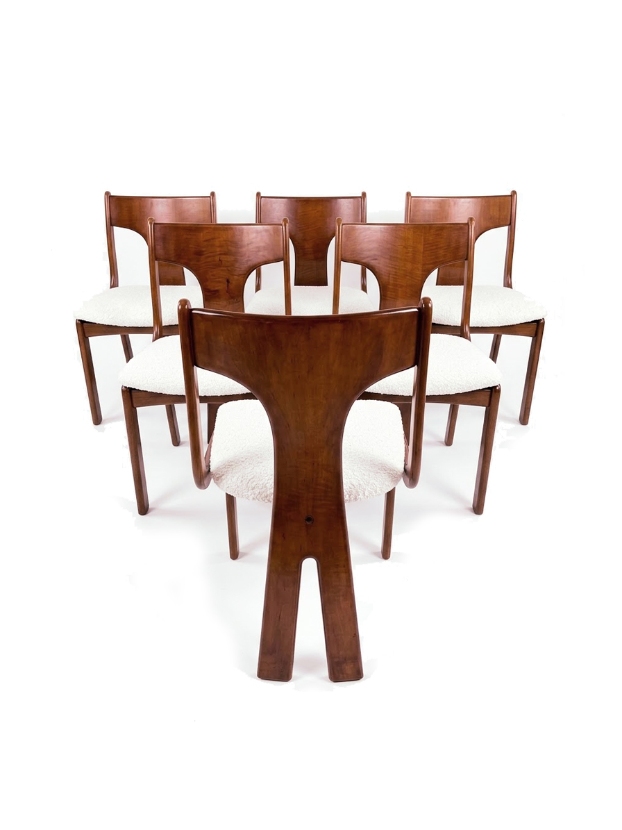 Sedie design Carlo Scarpa per Cassina, anni 70
