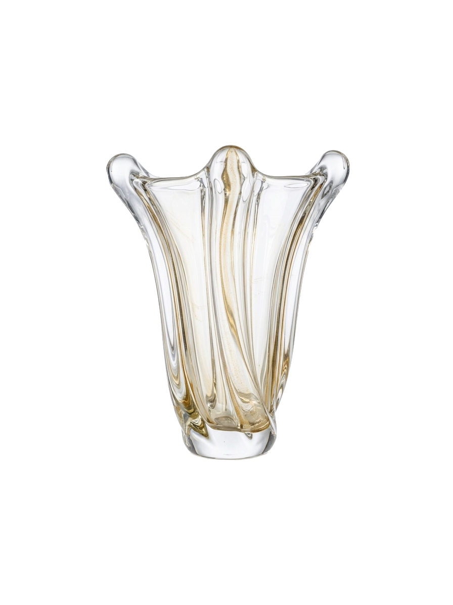 Vaso in vetro artistico sommerso