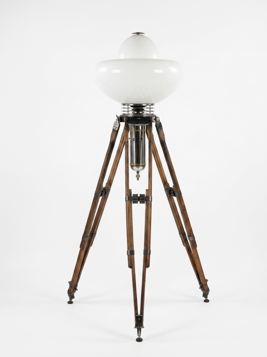 Lampada da terra treppiede